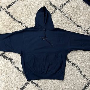 Champion Navy Blue Sweatshirt Heath and Wellness